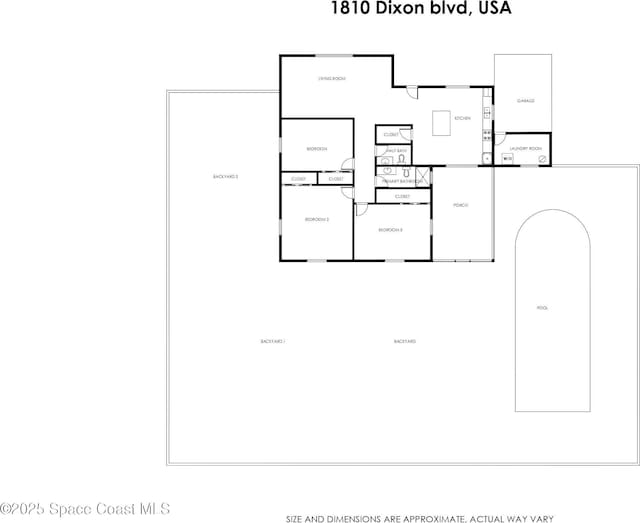 1810 Dixon Blvd, Cocoa, FL 32922 - view of floor plan / room layout