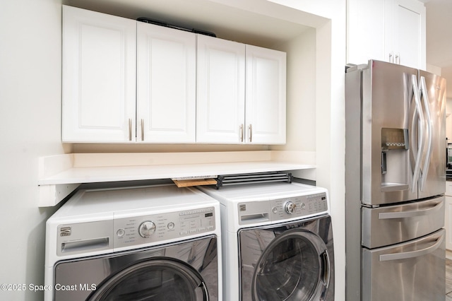 1100 SE Mitchell Ave Unit 204, Port St Lucie, FL 34952 - laundry room with separate washer and dryer and cabinet space