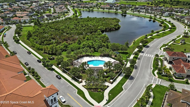 2225 Framura Ln, Melbourne, FL 32940 - bird's eye view of a large body of water and a pool