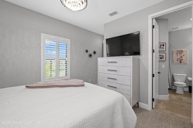 2225 Framura Ln, Melbourne, FL 32940 - bedroom with a chandelier and baseboards