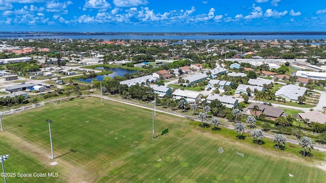 47 Anchor Dr, Indian Harbour Beach, FL 32937 - aerial view of residential area with a nearby body of water