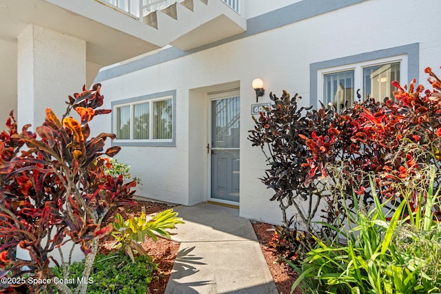 605 Ocean Park Ln Unit V235, Cape Canaveral, FL 32920 - entrance to property featuring stucco siding