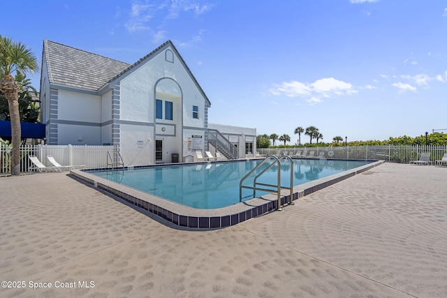 605 Ocean Park Ln Unit V235, Cape Canaveral, FL 32920 - community pool featuring stairway and a patio area