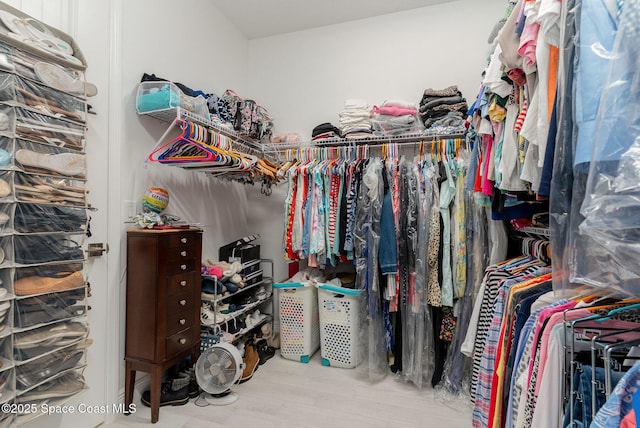 9124 Corvo Ct, Melbourne, FL 32940 - walk in closet with wood finished floors