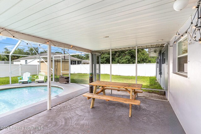 1661 Sandusky St SE, Palm Bay, FL 32909 - sunroom / solarium with a jacuzzi and plenty of natural light
