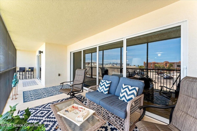 121 Lancha Cir Unit 203, Indian Harbour Beach, FL 32937 - balcony with an outdoor living space