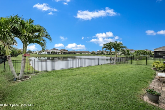 4729 Alligator Flag Cir, West Melbourne, FL 32904 - fenced backyard featuring a residential view and a water view