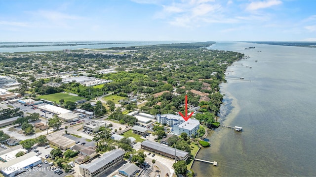 420 Moore Park Ln Unit 203, Merritt Island, FL 32952 - drone / aerial view of a nearby body of water