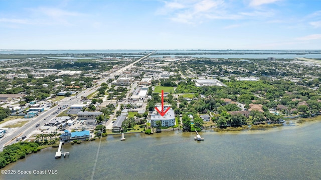 420 Moore Park Ln Unit 203, Merritt Island, FL 32952 - drone / aerial view of a large body of water