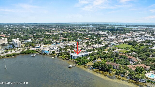 420 Moore Park Ln Unit 203, Merritt Island, FL 32952 - bird's eye view of a nearby body of water