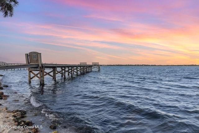 2351 Stonebridge Dr, Rockledge, FL 32955 - dock with a water view