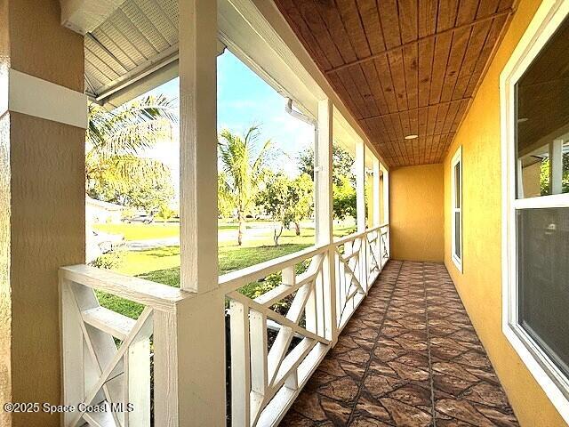 961 Haas Ave NE, Palm Bay, FL 32907 - view of unfurnished sunroom
