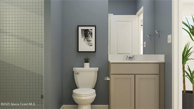 2643 Antarus Dr NW, Palm Bay, FL 32907 - bathroom with vanity and tiled shower