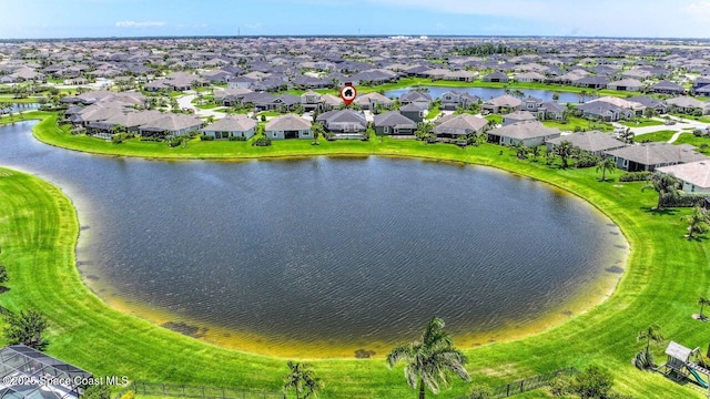 3975 Archdale St, Melbourne, FL 32940 - aerial perspective of suburban area with a nearby body of water