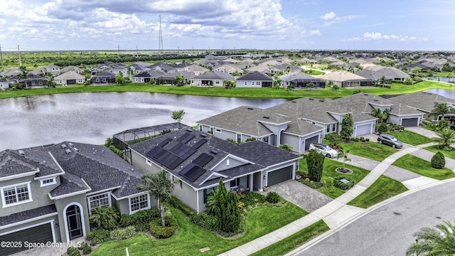 3975 Archdale St, Melbourne, FL 32940 - aerial perspective of suburban area with a nearby body of water