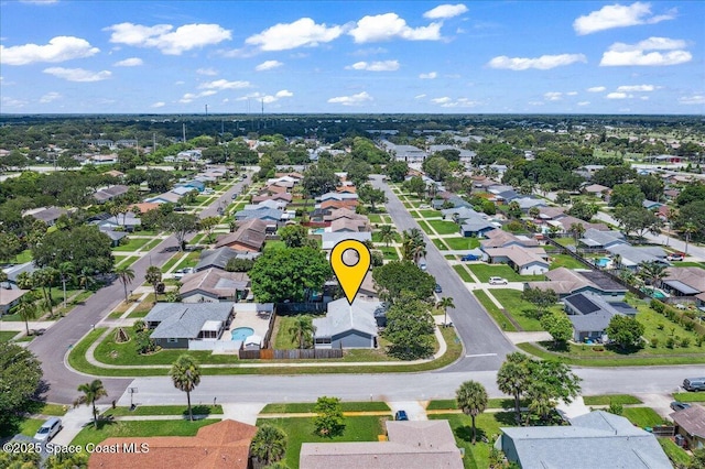 1871 Talloak Rd, Melbourne, FL 32935 - aerial perspective of suburban area