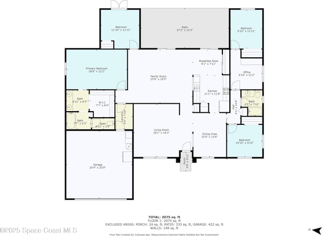 2749 Digby Rd SE, Palm Bay, FL 32909 - view of home floor plan
