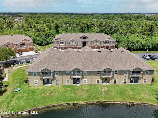 4086 Meander Pl Unit 104, Rockledge, FL 32955 - aerial view of property and surrounding area with a large body of water