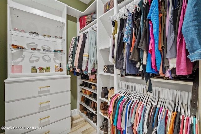 4692 Shannock Ave, Merritt Island, FL 32953 - walk in closet with wood finished floors