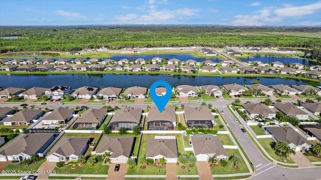 4692 Shannock Ave, Merritt Island, FL 32953 - aerial overview of property's location featuring nearby suburban area and a large body of water