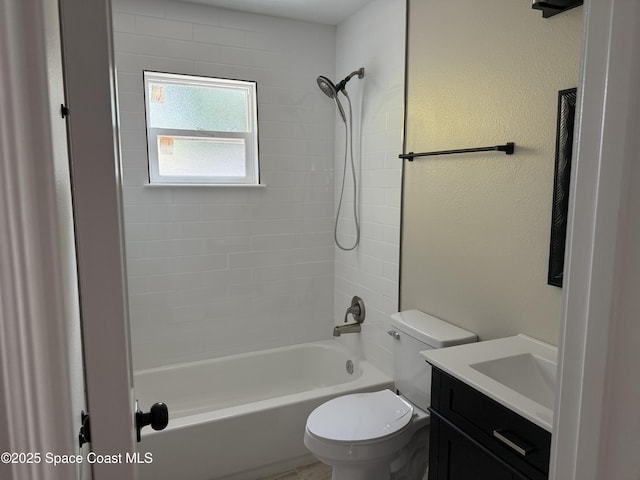 4111 Edward St, Melbourne, FL 32901 - bathroom featuring vanity and shower / bathtub combination