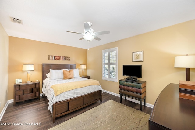 2550 Revolution St Unit 103, Melbourne, FL 32935 - bedroom with wood finished floors and a ceiling fan
