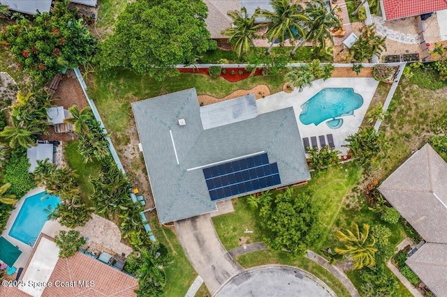 380 Cherry Ct, Satellite Beach, FL 32937 - aerial view of a pool area