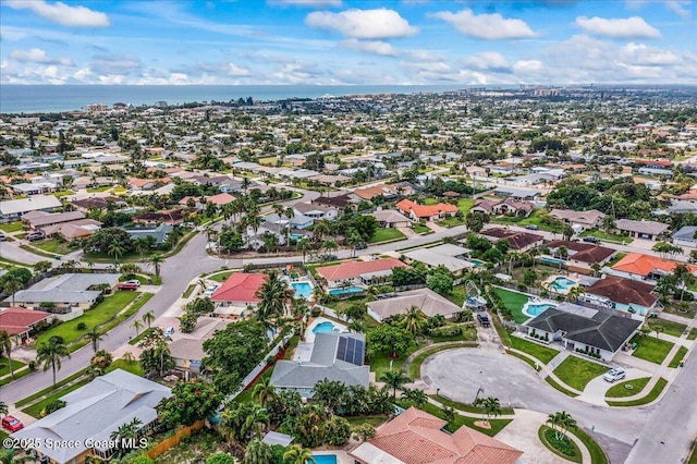 380 Cherry Ct, Satellite Beach, FL 32937 - aerial view of property and surrounding area featuring nearby suburban area and a nearby body of water
