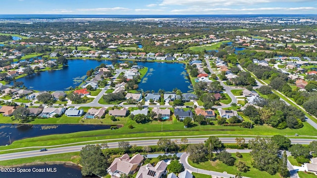 1276 Cypress Trace Dr, Melbourne, FL 32940 - aerial view of property and surrounding area with nearby suburban area and a nearby body of water