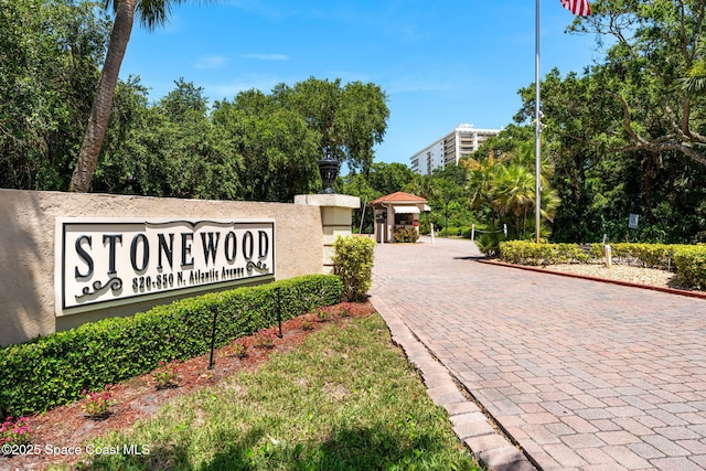 830 N Atlantic Ave Unit 903, Cocoa Beach, FL 32931 - view of community sign