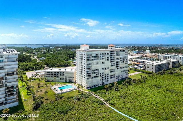 830 N Atlantic Ave Unit 903, Cocoa Beach, FL 32931 - view of urban area featuring a pool
