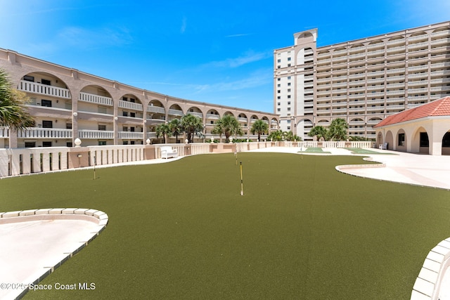 830 N Atlantic Ave Unit 903, Cocoa Beach, FL 32931 - surrounding community featuring an area to practice putting