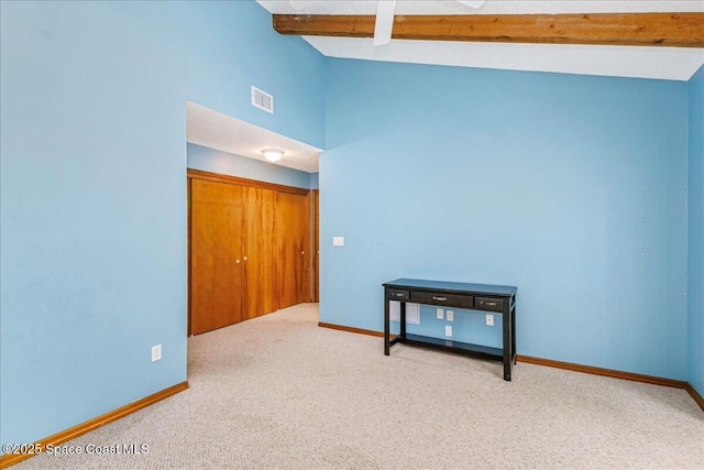 101 La Costa St Unit 2B, Melbourne Beach, FL 32951 - unfurnished room with carpet flooring and baseboards