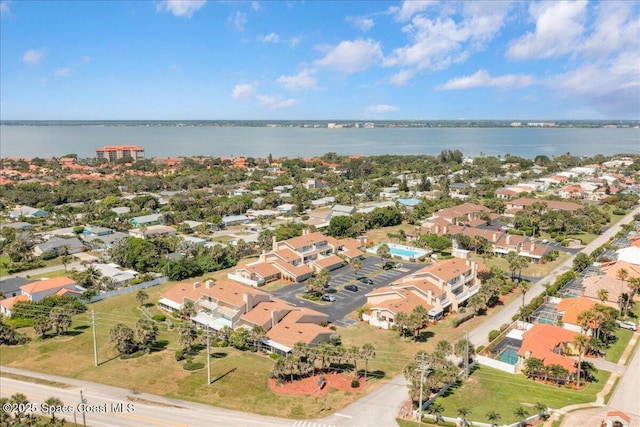 101 La Costa St Unit 2B, Melbourne Beach, FL 32951 - aerial view of residential area featuring a large body of water