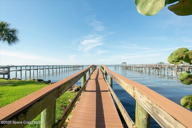 101 La Costa St Unit 2B, Melbourne Beach, FL 32951 - dock area with a water view
