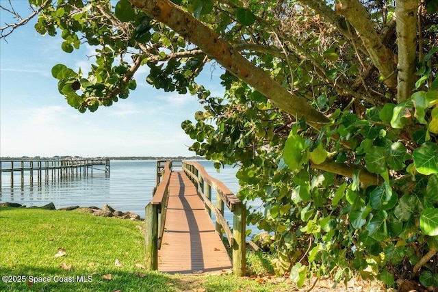 101 La Costa St Unit 2B, Melbourne Beach, FL 32951 - dock with a water view