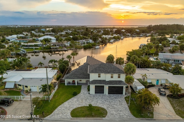 29 Azalea Dr, Cocoa Beach, FL 32931 - aerial perspective of suburban area with a nearby body of water