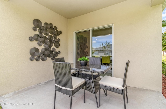 1821 Saxton Rd, Cocoa, FL 32926 - view of patio / terrace with outdoor dining space