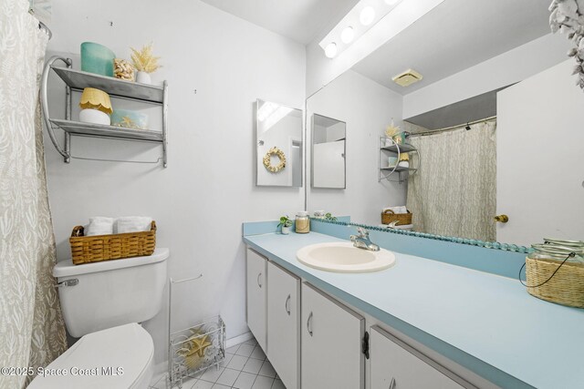 1242 Creel Rd NE, Palm Bay, FL 32905 - full bathroom with vanity and tile patterned flooring