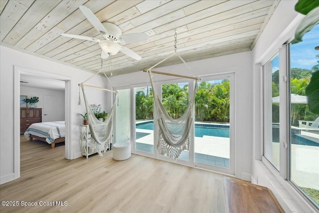 212 Ormond Dr, Indialantic, FL 32903 - sunroom with lofted ceiling