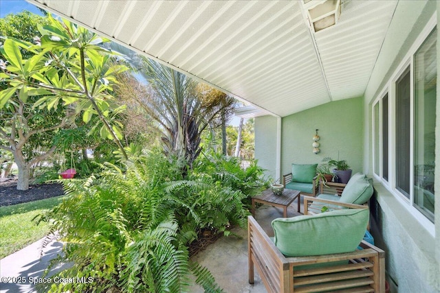 212 Ormond Dr, Indialantic, FL 32903 - view of patio featuring outdoor lounge area