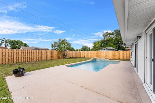 865 Southern Pine Trl, Rockledge, FL 32955 - view of swimming pool featuring a patio area and a fenced backyard
