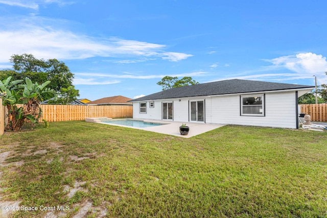 865 Southern Pine Trl, Rockledge, FL 32955 - back of house with a patio area and a fenced backyard