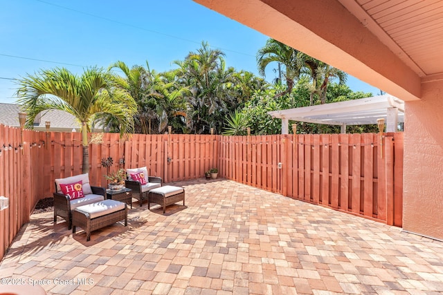 712 Sea Palm Ln, Satellite Beach, FL 32937 - fenced backyard with a patio area