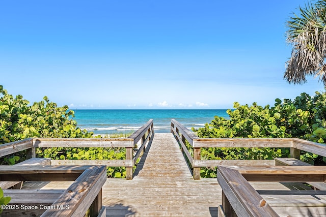712 Sea Palm Ln, Satellite Beach, FL 32937 - water view with local beach