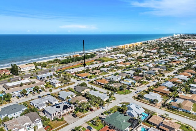 712 Sea Palm Ln, Satellite Beach, FL 32937 - aerial view of residential area with expansive beach