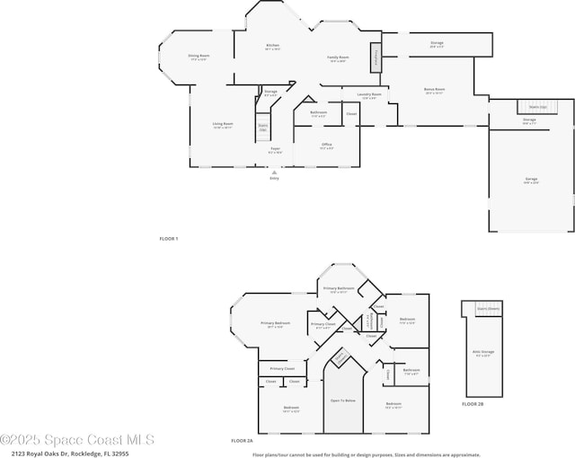 2123 Royal Oaks Dr, Rockledge, FL 32955 - view of property floor plan