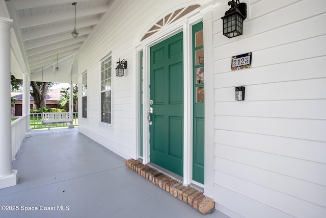 2123 Royal Oaks Dr, Rockledge, FL 32955 - property entrance featuring a porch