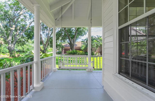 2123 Royal Oaks Dr, Rockledge, FL 32955 - view of covered porch