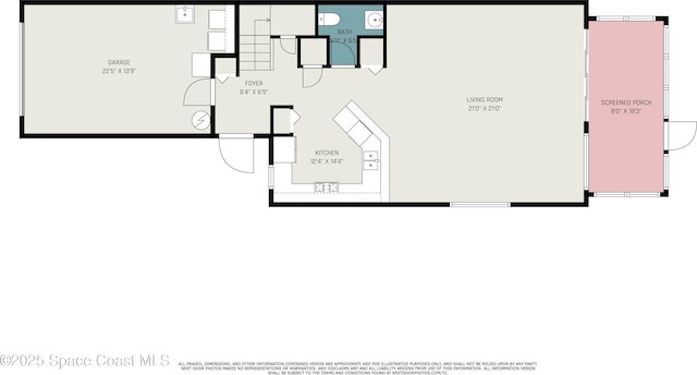 112 Plover Ln Unit 6-33, Rockledge, FL 32955 - view of property floor plan